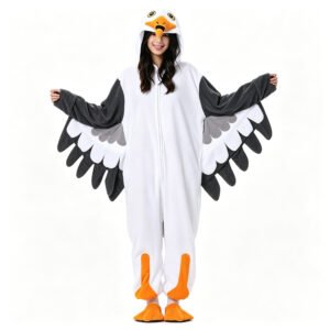 Adult Seagull Kigurumi Onesie Pajamas