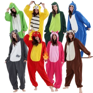 Blue Stitch Cute Animal Onesie Pajamas for Adults & Kids