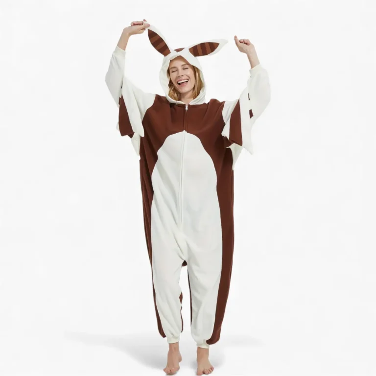 Sly Red Fox Loungewear Hooded Onesie - Image 4