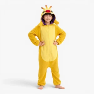 Reuben Stitch Onesie for Kids - Cozy Polar Fleece Onesie Pajamas
