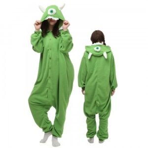 Mike Wazowski Onesie Costumes for Unisex