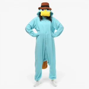 Perry the Platypus Onesie for Adults - Cozy Polar Fleece Onesie Pajamas