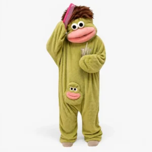 Snuggle Monster Onesie for Kids - Cozy Polar Fleece Onesie Pajamas