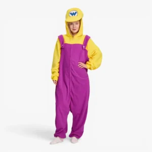 Wario Onesie for Adults - Cozy Polar Fleece Onesie Pajamas