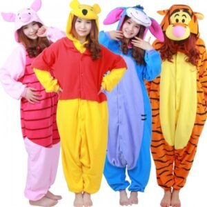 Winnie the Pooh Onesies & Tigger & Piglet & Eeyore Pajamas for Adult