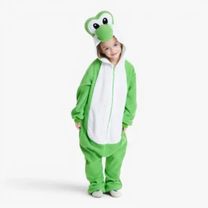 Mario Yoshi Onesie for Adults - Cozy Polar Fleece Onesie Pajamas